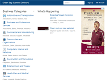 Tablet Screenshot of greenbaybd.com